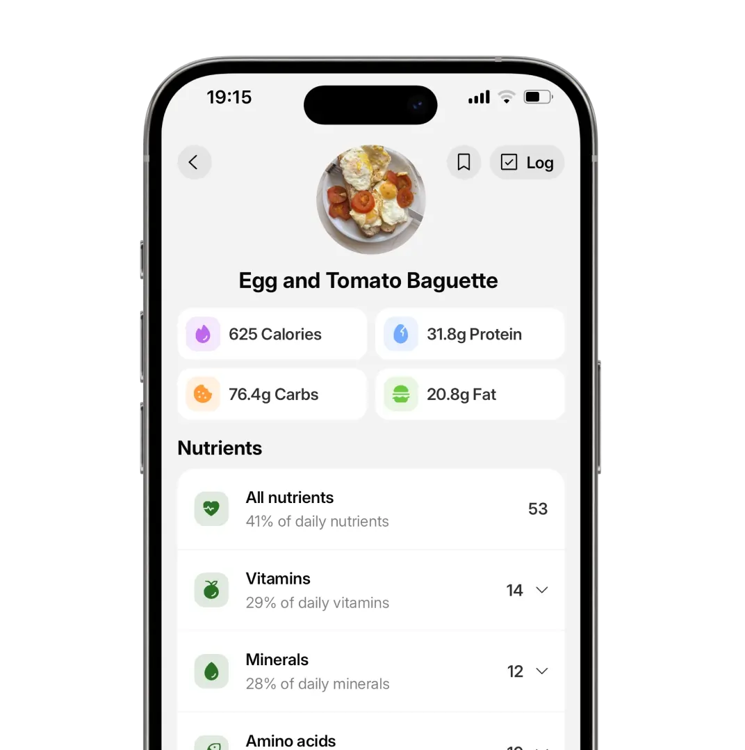 Track nutrients screenshot